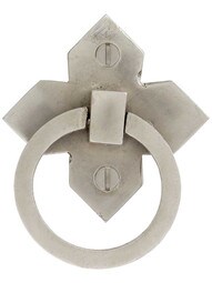 Cut Square Bronze Ring Pull